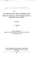 Book cover for Citizens for the Fatherland