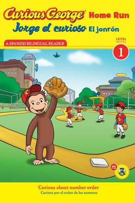 Book cover for Jorge El Curioso El Jonron/Curious George Home Run