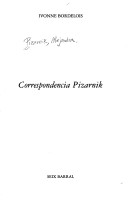 Book cover for Correspondencia Pizarnik