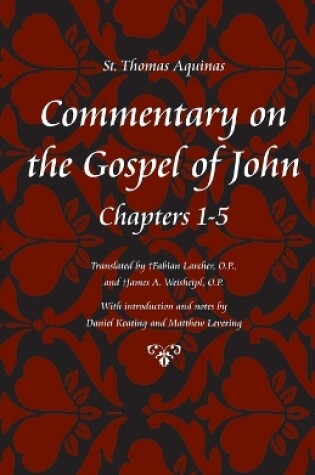 Cover of Commentary on the Gospel of John Bks. 1-5