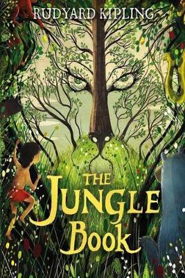 Book cover for The Jungle Book By Rudyard Kipling (Fictional Fantasy For Kids) "Annotated Classic Version"