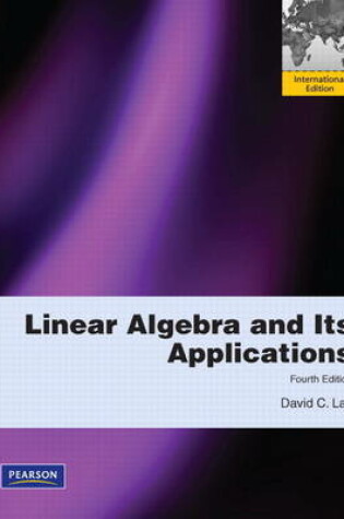 Cover of Linear Algebra and it's Applications Plus MathXL Access Card