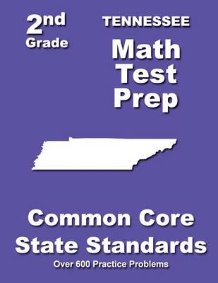 Book cover for Tennessee 2nd Grade Math Test Prep