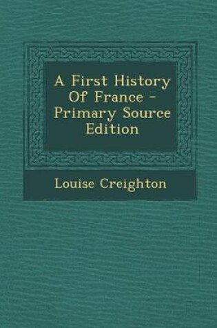 Cover of A First History of France