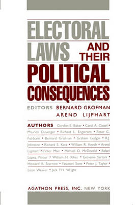 Book cover for Electoral Laws and Their Political Consequences