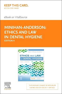 Book cover for Ethics and Law in Dental Hygiene - Elsevier eBook on Vitalsource (Retail Access Card)