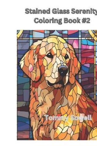 Cover of Stained Glass Serenity coloring book