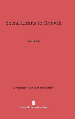 Cover of Social Limits to Growth