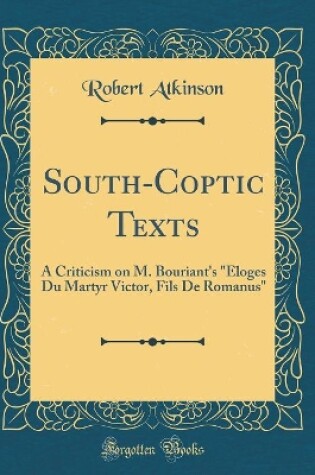 Cover of South-Coptic Texts