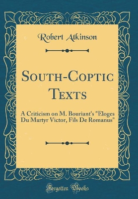 Book cover for South-Coptic Texts