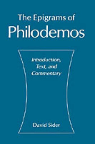 Cover of The Epigrams of Philodemos