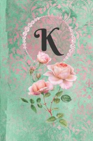 Cover of Personalized Monogrammed Letter K Journal
