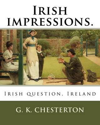 Book cover for Irish impressions. By