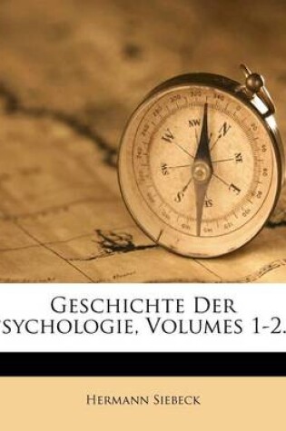 Cover of Geschichte Der Psychologie