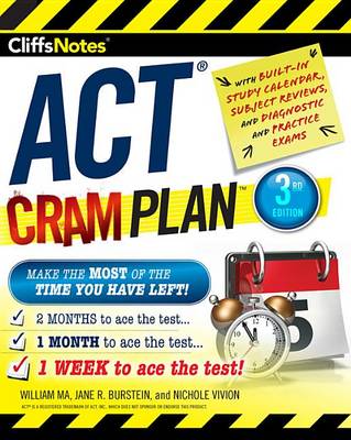 Book cover for Cliffsnotes ACT Cram Plan, 3rd Edition