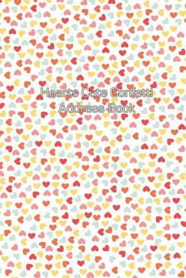Cover of Hearts Cute Confetti Address Book