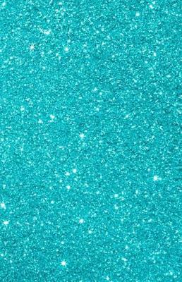 Book cover for Glitter Notebook Turquoise