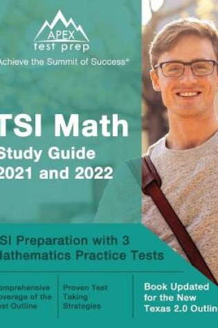 Cover of TSI Math Study Guide 2021 and 2022