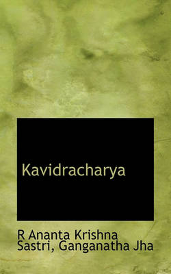 Book cover for Kavidracharya