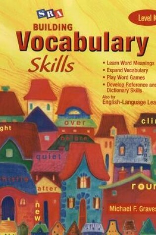 Cover of Building Vocabulary Skills, Student Edition, Level K