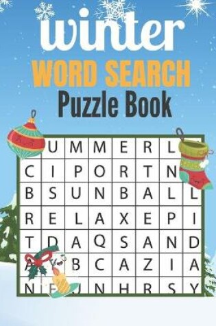 Cover of Winter Word Search Puzzle Book