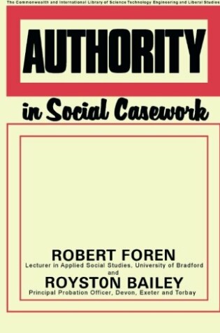 Cover of Authority in Social Casework