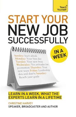 Book cover for Starting A New Job In A Week