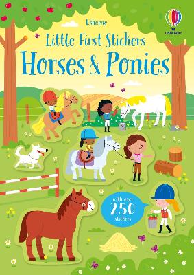 Book cover for Little First Stickers Horses and Ponies