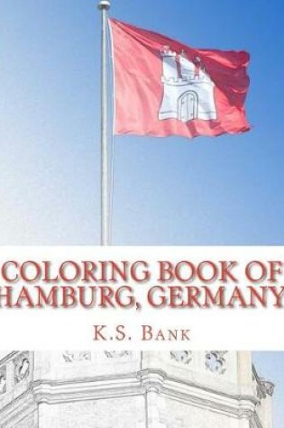Cover of Coloring Book of Hamburg, Germany.