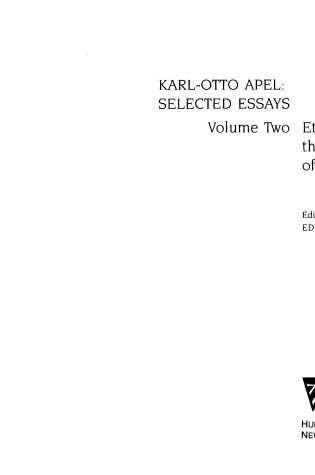 Cover of Selected Essays