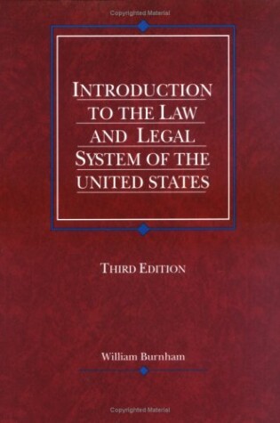 Cover of Intro to Law Legal System 3d