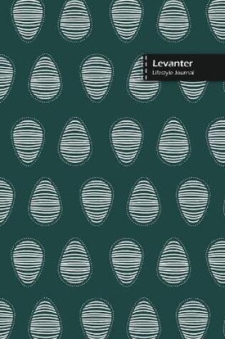 Cover of Levanter Lifestyle Journal, Blank Write-in Notebook, Dotted Lines, Wide Ruled, Size (A5) 6 x 9 In (Olive Green)