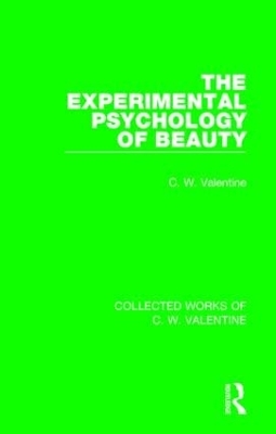 Book cover for The Experimental Psychology of Beauty