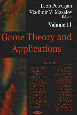 Book cover for Game Theory & Applications, Volume 11