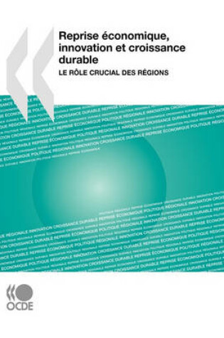 Cover of Reprise economique, innovation et croissance durable