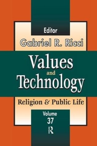 Cover of Values and Technology