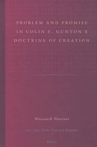 Cover of Problem and Promise in Colin E. Gunton's Doctrine of Creation