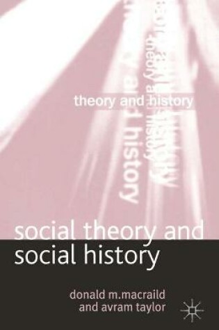 Cover of Social Theory and Social History