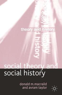 Book cover for Social Theory and Social History