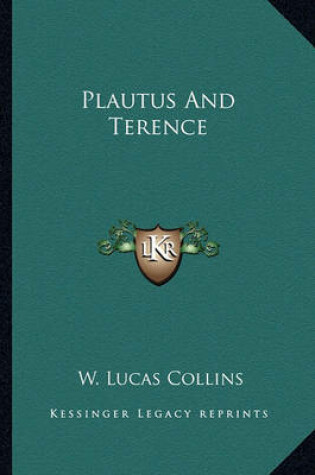 Cover of Plautus and Terence