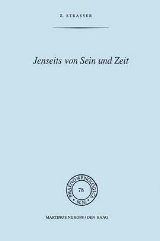 Cover of Jenseits Von Sein Und Zeit
