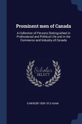 Book cover for Prominent Men of Canada