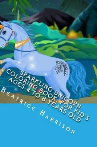Cover of Sparkling Unicorn Coloring Book