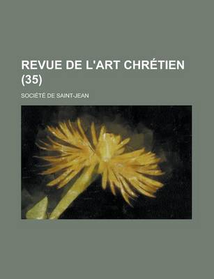 Book cover for Revue de L'Art Chretien (35 )