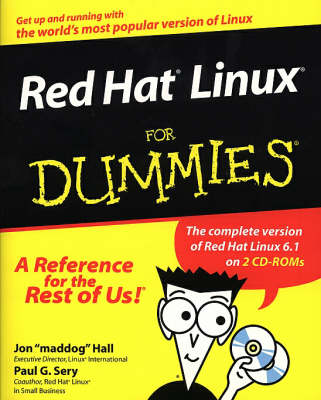 Book cover for Red Hat Linux For Dummies