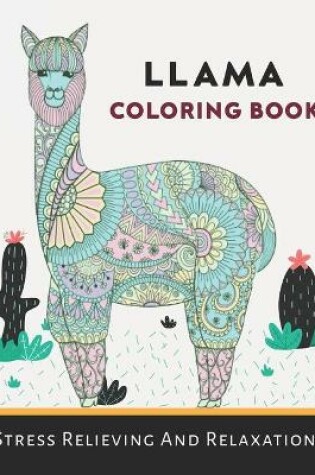 Cover of Llama Coloring Book
