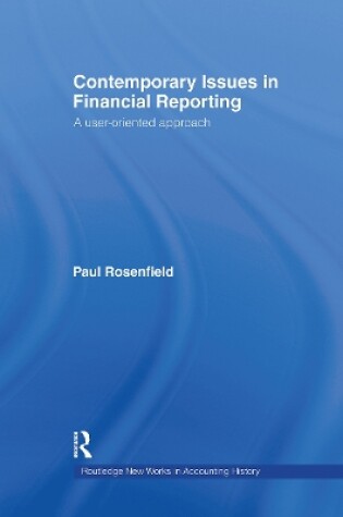 Cover of Contemporary Issues in Financial Reporting