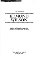 Cover of The Portable Edmund Wilson