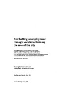 Cover of Combating Unemployment Through Vocational Training