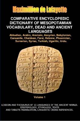 Book cover for V1.Comparative Encyclopedic Dictionary of Mesopotamian Vocabulary Dead & Ancient Languages